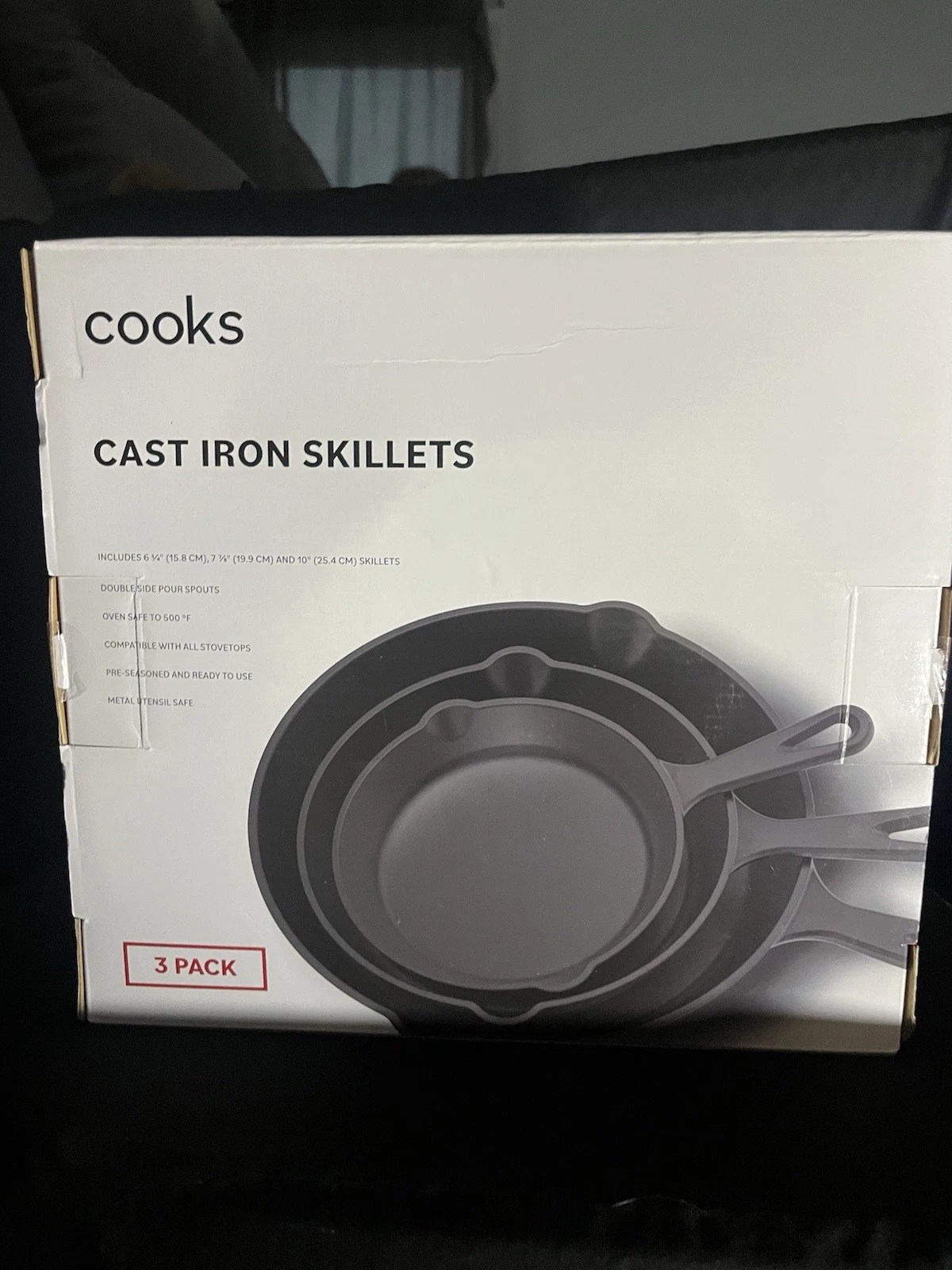 Cooks Cast Iron Skillets