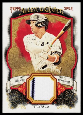 2024 Topps Allen & Ginter #AGR-OPE Oswald Peraza Full-Size Relics A