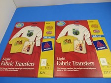 Avery 3271 Iron-On Ink Jet T-Shirt Transfers 12 Sheets 8.5" x 11" New Sealed