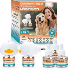 Dog Calming Pheromones Diffuser to Calm Pet 5 in 1 Advanced Kit Appeasing Pherom