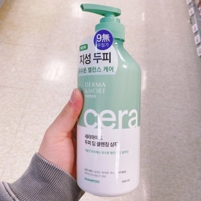 DERMA&MORE Ceramide Deep Cleansing Shampoo 600ml Hiar Care Korean Cosmetics NEW