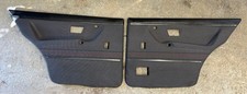 VW GOLF JETTA MK2 GTI 8V 16V RED STRIPE REAR DOOR CARDS 5 DOOR ELECTRIC