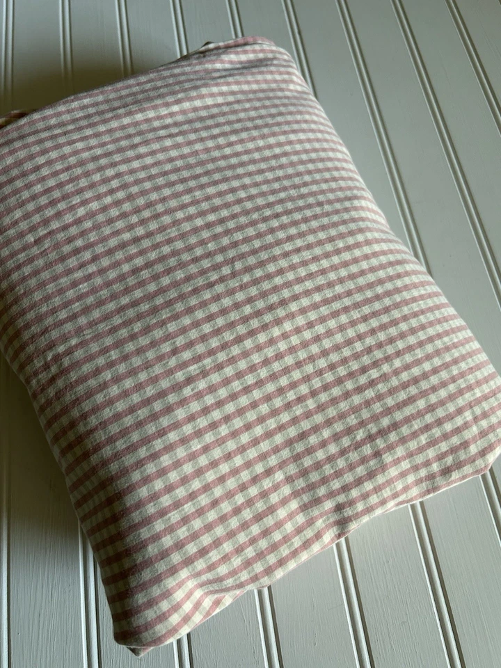 Nautica Pink Sands Gingham Fitted Sheet & Pillowcases Cotton Preppy Queen - Image 2 of 4