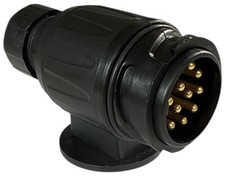 Anh&auml;ngerstecker 13 polig 12V Stecker PKW Anh&auml;ngerkupplung Beleuchtung KFZ Auto