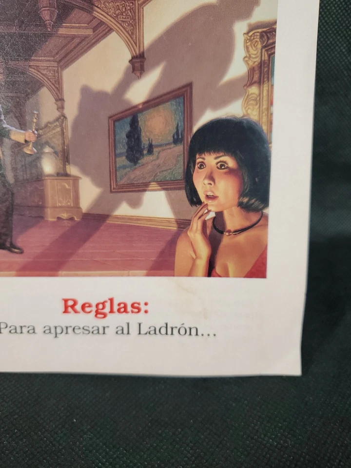 Clue The Great Museum Caper 西班牙说明棋盘游戏替换部件 ** — 第 2/4 张图片