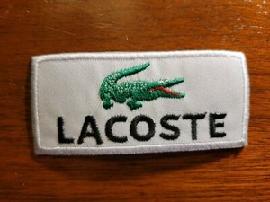 lacoste logo patch