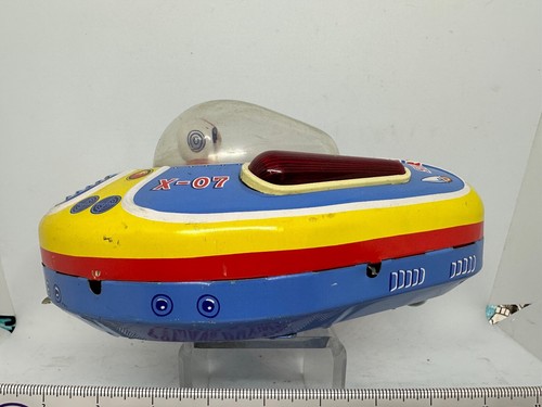 Vintage Modern Toy Space Surveillant X-07 Tin Toy Battery Operated Space Toy - Picture 5 of 9