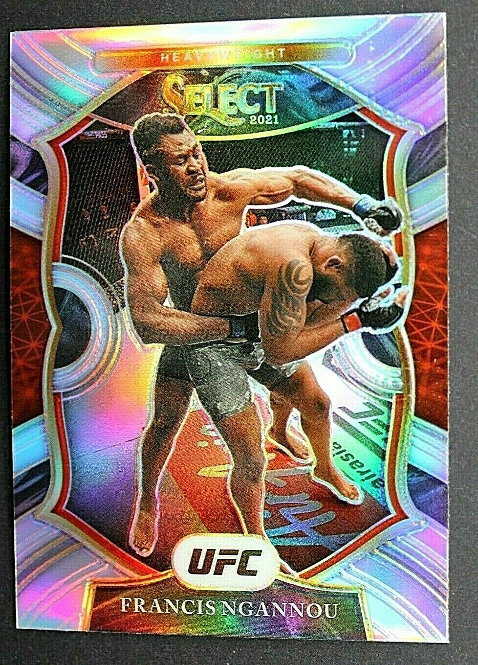 2021 Panini Select UFC Debut Edition Francis Ngannou Concourse Silver Prizm 💎🔥