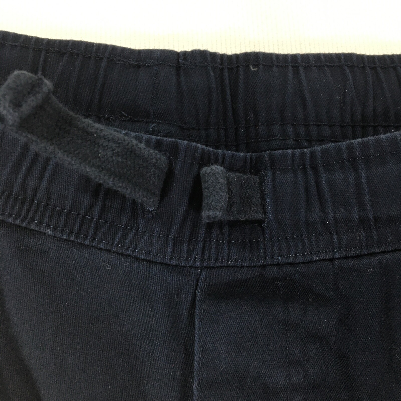 NAUTICA School Uniform Pants Navy Blue Flex Tie Waist 3 Pockets Size 20