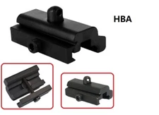 Harris Bipod Adaptor Weaver Picatinny Mount Black