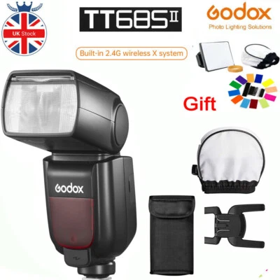 Godox TT685II C 2,4 G TTL HSS fotocamera flash luce Speedlite per fotocamera Canon Regno Unito