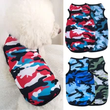 Comfortable Pet Clothes Pet Supplies Dog Clothes Camouflage Vest Small Dogs