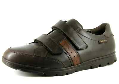 Mephisto Mobils Kristian Herren UK10 Dunkelbraun Leder Touch Close Soft Air Schuhe