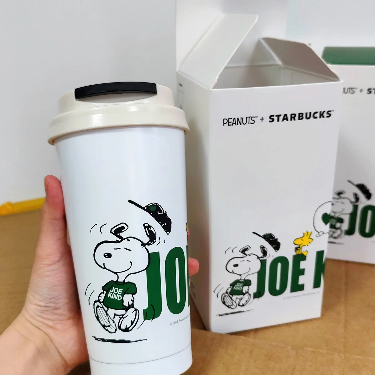 Starbucks スヌーピー 水筒 473ml グレー Starbucks X Snoopy Stainless Steel Insulated Mug 16 oz Coffee