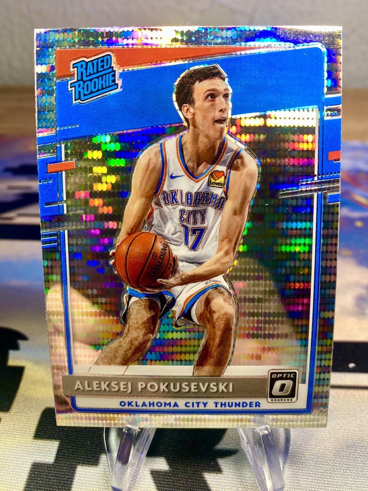 2020-21 Aleksej Pokusevski Panini Donruss Optic Pulsar Prizm Rated Rookie #167
