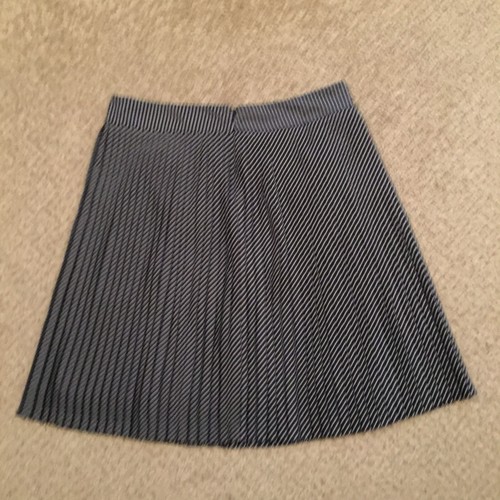 The Limited Skirt Medium Knee Length Lined Black Striped - Picture 7 of 12