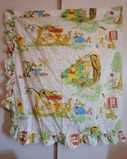 Walt Disney Winnie the Pooh Curtain Panel Left Side 45 x 42 Inch Children's Room