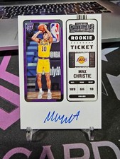 2022-23 Panini Contenders Max Christie Rookie Ticket Autograph #144