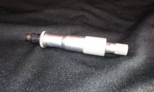 MITUTOYO MICROMETER HEAD CARBIDE-TIPPED WITH RACHET