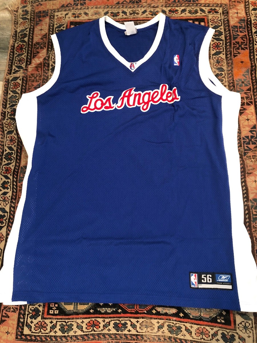 New Authentic Reebok Los Angeles Clippers NBA Jersey SZ 56 Pro Cut