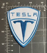 Tesla Logo Patch Badge Electric Vehicles Cars Automobiles Battery Energy Solar