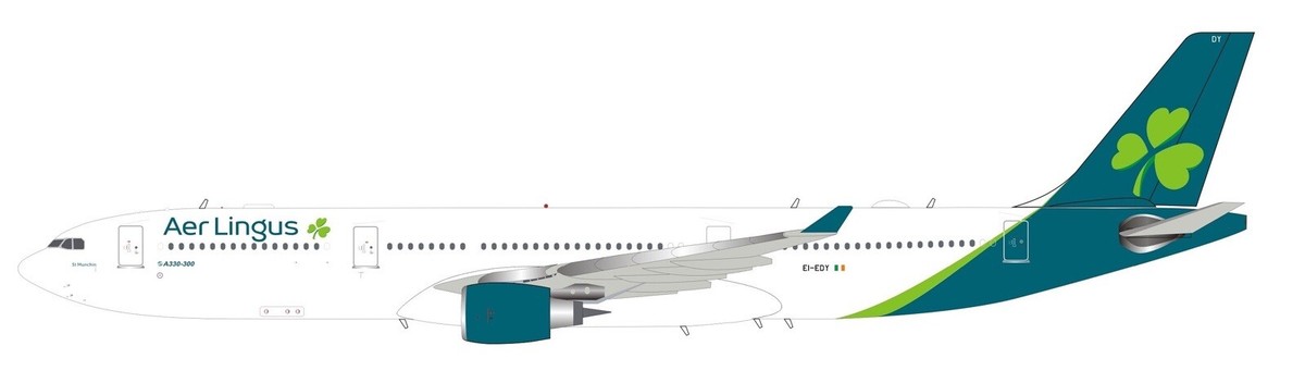 AER Lingus Airbus A330-300 Ei-edy Gemini Jets G2EIN832 Scale 1 200