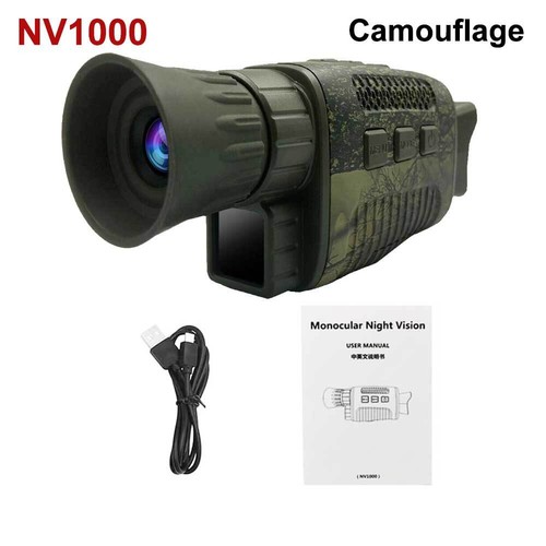 4K HD IR Night Vision Monocular Goggle Hunting 5X Digital Zoom Day/Night Camera - Picture 21 of 21