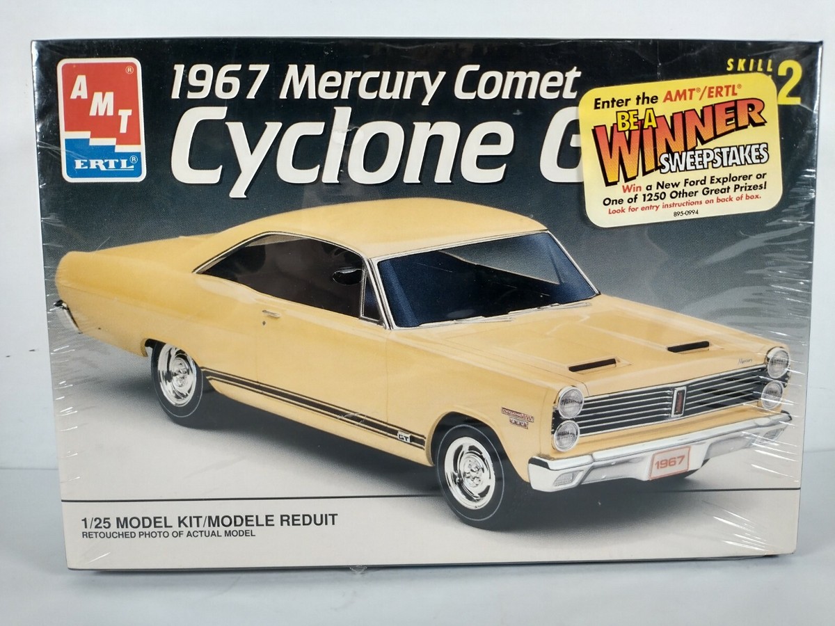 メビウスモデル 1/25 マーキュリー・コメット・サイクロン 新品未開封 1967 Mercury Comet Cyclone GT AMT 1:25 Model Kit # 6750 ~ Sealed