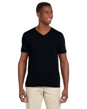 Gildan G64V Adult Soft Style V-Neck Tee Short Sleeve Top T-Shirt