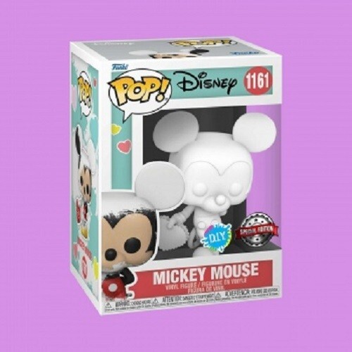 Funko Pop 1161 Disney: Valentine Mickey Mouse(Diy)(Wh)(Exclusive)
