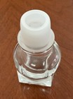Vintage Made in Italy 10" Tall Clear Large Heavy Glass Decanter with Stopper — photo 9