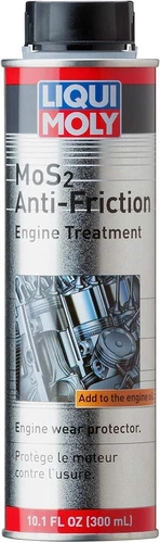 Liqui Moly MoS2 Anti-Friction Engine Treatment | 300 ml | Oil additive Pack of 2 - Picture 2 of 3