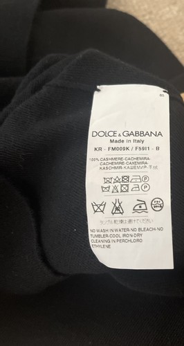 Dolce Gabbana Fall Winter 2015 FW15 Cashmere Pearl Top Sweater Jumper Mama $1880 - Picture 4 of 4