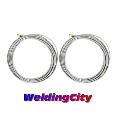2-pk MIG Welding Gun Liner 42-4045-15 040''-045'' 15-ft for Tweco Lincoln 200-250A