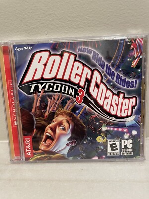 ROLLER COASTER TYCOON 3-  PC CD-ROM Software Windows 98/Me/2000/XP