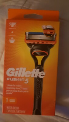 Gillette Men Fusion 5 Razor + 1 Handle & 2 CARTRIDGE!! Precision Trimmer Beard