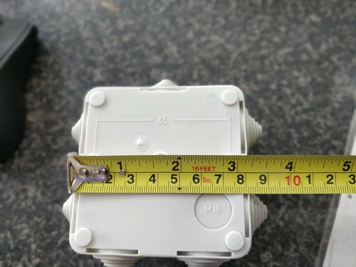 SCATOLA DI GIUNZIONE IMPERMEABILE ADATTABILE INDUSTRIALE IN PVC RESISTENTE ALLE INTEMPERIE PLASTICA - Foto 6 di 7