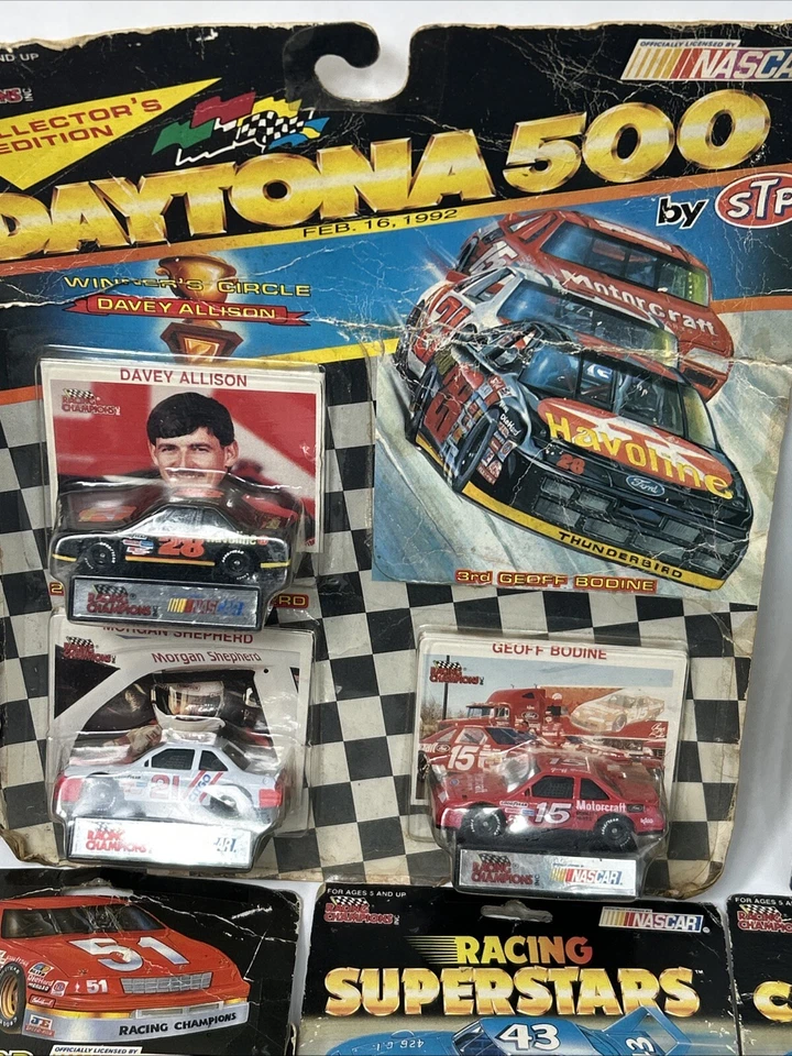 Lote Llavero Racing Champions Nascar Daytona 500 Stock Car Superstars Plymouth Foto 3 de 4