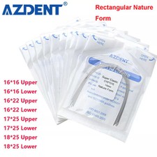 AZDENT Dental Orthodontic Arch Wire Super Elastic Niti Rectangular Natural Form