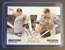 2023 Topps Series 1 Roger Clemens/Mike Mussina One-Two Punch #12P-21