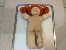 Vintage Cabbage Patch Doll Orange Hair Blue Eyes 1985