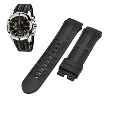 22mm Black Rubber Strap For Festina Chrono Bike F16526-5
