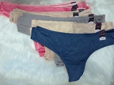 AMBRIELLE Women's THONG Panty [CHOOSE Size, Style & Color] *New with Tags