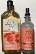 Bath  Body Works Aromatherapy ORANGE  GINGER Body Wash  Essential Oil Mist