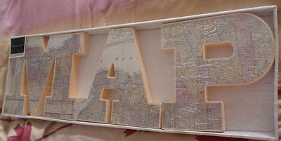 MAP 3-teilig 78 cm x 25 cm x 3 cm Graham & Brown NEU 