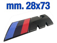 STEMMA POSTERIORE M SPORT BMW COMPATIBILE 73x28 NERO BMW ABS LOGO FREGIO