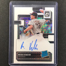 2022 Donruss Optic Reiss Knehr Rated Rookie Signatures Auto White Mojo 35/99