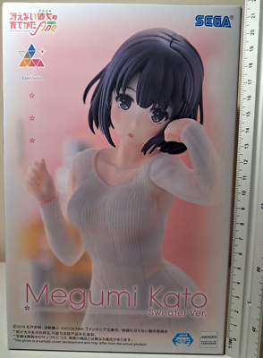 Figurine SEGA Saekano – Kato Megumi Luminasta Sweater Ver. – PVC, Neuve Sous Blister