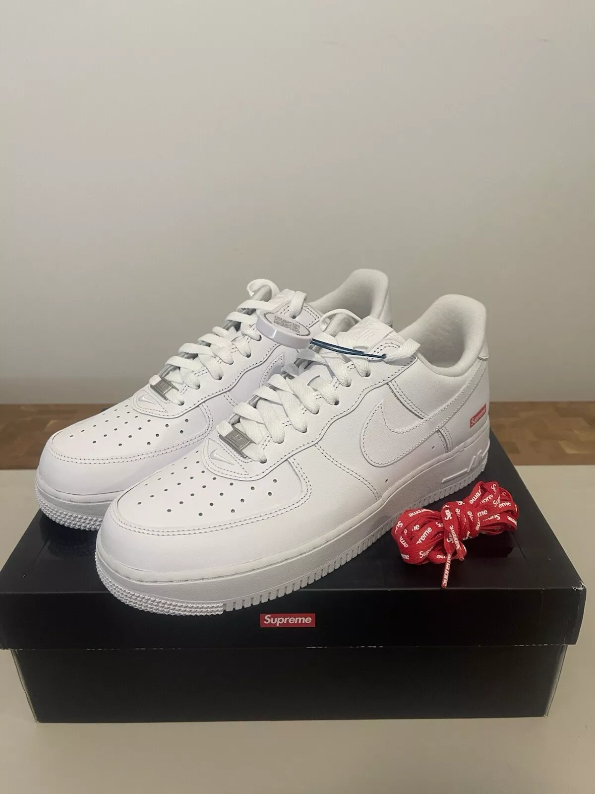 Supreme X Air Force 1 Low SP Box Logo White US10