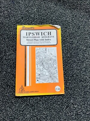 Barnett s Street Plan with index  IPSWICH
